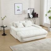 Bellemave® Chenille 2 - Seater Lazy Sofa With 5 back Pillows - Bellemave